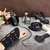 PU Leather Cord Bracelet & Chain Belt AJEW-OC0004-77B-4