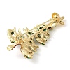 Christmas Alloy Colorful Rhinestone Brooches LS-JEWB-U009-10H-2
