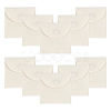 Square Velvet Jewelry Package Bags ABAG-WH0035-055C-03-1