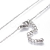 304 Stainless Steel Butterfly Lariat Necklaces NJEW-I240-17-4