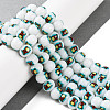 Printing Glass Beads for Necklaces Bracelets Making GLAA-B020-02A-06-2