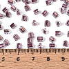 Transparent Inside Colours Glass Seed Beads SEED-T007-13K-4
