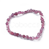 Natural Mixed Gemstone Bead Stretch Bracelets BJEW-K213-M03-3