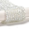 Imitation Jade Glass Beads Stands EGLA-A035-J4mm-B06-1