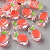 Transparent Enamel Acrylic Beads TACR-S155-002A-1