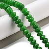Dyed Natural Malaysia Jade Beads Strands G-P559-A16-01-2