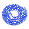 Imitation Jade Electroplate Glass Beads Strands EGLA-A039-J2mm-B04-3