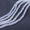 Electroplate Glass Beads Strands EGLA-A034-J2mm-B06-1