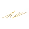 Clear Glass Tassel Pendnants KK-P228-16G-3