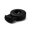 Plastic Spring Cord Lock Stopper Cylinder FIND-WH0060-71-2