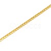 304 Stainless Steel Curb Chain/Twisted Chain Necklace Making STAS-A028-N108G-2