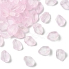 50Pcs Transparent Spray Paint Glass Beads GLAA-YW0004-50H-1