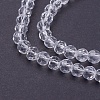 Faceted(32 Facets) Round Glass Beads Strands X-EGLA-J042-4mm-12-3