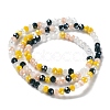 Glass Beads Strands EGLA-A034-M4mm-38-4