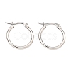 201 Stainless Steel Hoop Earrings SA-CBA4A0D-16P-D-4