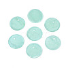 Spray Painted Natural Capiz Shell Disc Charms X1-BSHE-T014-02D-1
