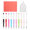 10Pcs 10 Colors ABS Plastic Nail Art Rhinestones Pickers Beadable Pens DIY-TA0014-97-1