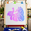 PET Plastic Drawing Painting Stencils Templates DIY-WH0244-170-5