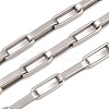 201 Stainless Steel Paperclip Chains CHS-H118-20P-1