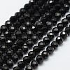Natural Black Spinel Beads Strands X-G-E366-07-3mm-2