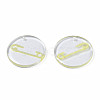 Transparent Resin Pendants RESI-N030-005C-3