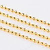 Iron Ball Bead Chains CHB001Y-G-NR-1
