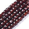 Natural Garnet Beads Strands G-E560-A18-1