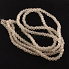 Baking Paint Transparent Glass Bead Strands X-GLAA-S031-8mm-26-2