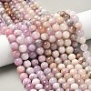 Natural Kunzite Beads Strands G-L478-11-10mm-01-5