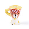 Handmade Porcelain Mug Cup Decoration PORC-T133-22A-1