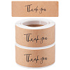 2 Rolls Rectangle Thank You Theme Paper Stickers DIY-TA0013-47B-1