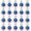 20Pcs Faceted Glass Charms RGLA-TADJ0001-01I-2
