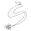Tarnish Resistant 304 Stainless Steel Cable Chains Macrame Pouch Empty Stone Holder for Pendant Necklaces Making NJEW-TA00083-01-1