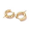 Brass Hoop Earrings Findings KK-B105-03G-01-2