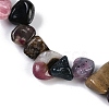 Natural Multicolor Tourmaline Nuggets Beads Strands G-B125-A12-01-3