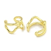 Brass Cuff Earrings EJEW-C104-006G-2