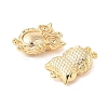 Brass Pendants Rhinestone Setting X-KK-Q816-40G-3