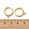 201 Stainless Steel Huggie Hoop Earrings Findings STAS-A167-01G-G-3
