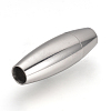 Tarnish Resistant 304 Stainless Steel Magnetic Clasps with Glue-in Ends STAS-Q211-29A-1