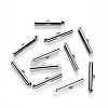 Non-Tarnish 304 Stainless Steel Slide On End Clasp Tubes X-STAS-S115-01H-P-1