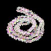 Electroplate Transparent Glass Beads EGLA-Z003-HR01-3