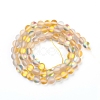 Synthetic Moonstone Beads Strands G-R375-6mm-A15-3