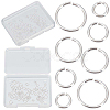 925 Sterling Silver Open Jump Rings FIND-CN0001-75B-1