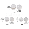 12Pcs 3 Style TPE Plastic Ear Nuts KY-YW0001-51-3