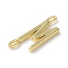 Rack Plating Brass Connector Charms KK-P245-07G-M-2