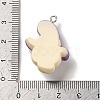 Opaque Resin Pendants RESI-K020-03I-3