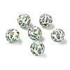 Floral Silicon Beads SL-CBAC986-03B-1