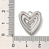 Anti-Tarnish 304 Stainless Steel Pendants STAS-P371-096B-P-3