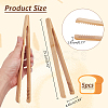 Bamboo Cooking Tongs AJEW-WH0270-205-2