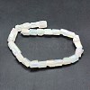 Electroplated Natural Quartz Crystal Beads Strands G-P368-02-2